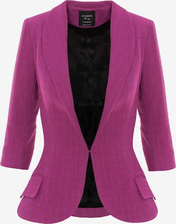 Blazer 'Structured Boucle Blazer' di AVENUE N°29 in rosa: frontale