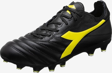 Chaussure de foot 'Brasil Elite LT LP12' Diadora en noir : devant