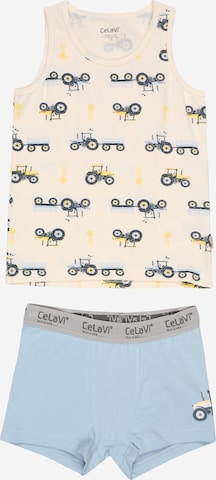 CeLaVi Underwear Set in Blue: front
