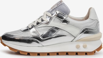 Floris van Bommel Sneakers laag 'Blokki 07' in Zilver: voorkant