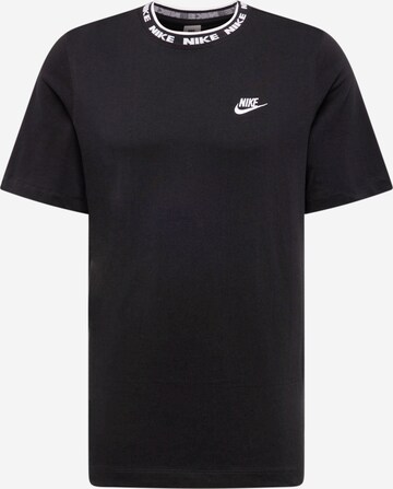 Nike Sportswear Shirt in Zwart: voorkant