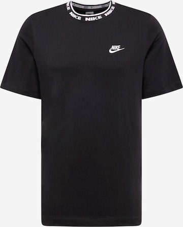 Nike SportswearMajica - crna boja: prednji dio