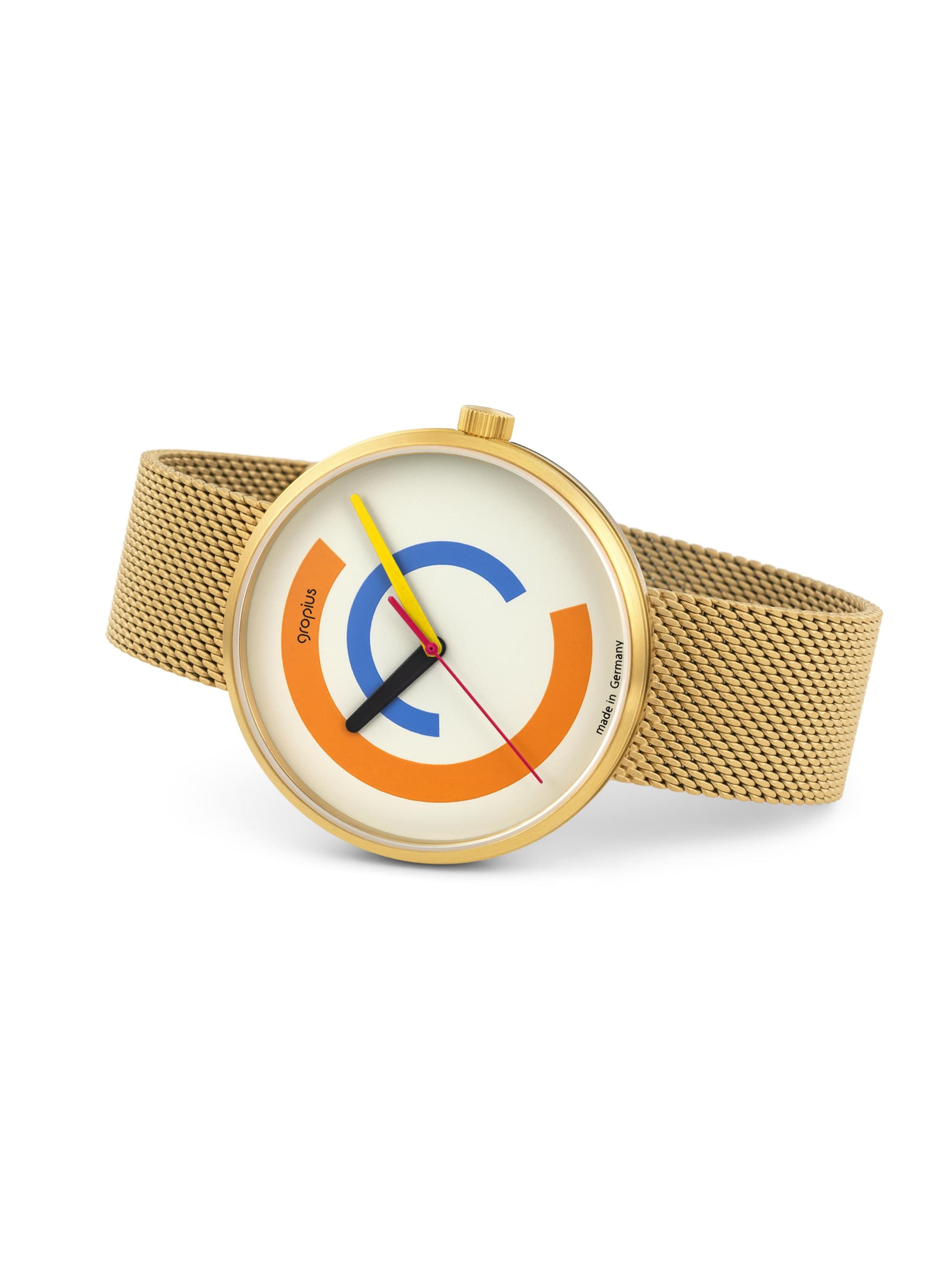 WALTER GROPIUS Analog Watch 'CENTUM' in Gold
