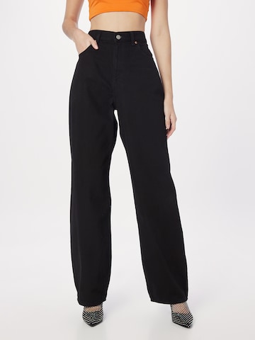 Dr. Denim Wide leg Jeans 'Donna' i svart: framsida