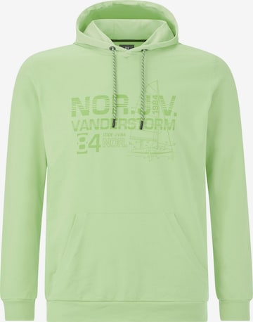 Jan Vanderstorm Sweatshirt ' Jeppe ' in Groen: voorkant
