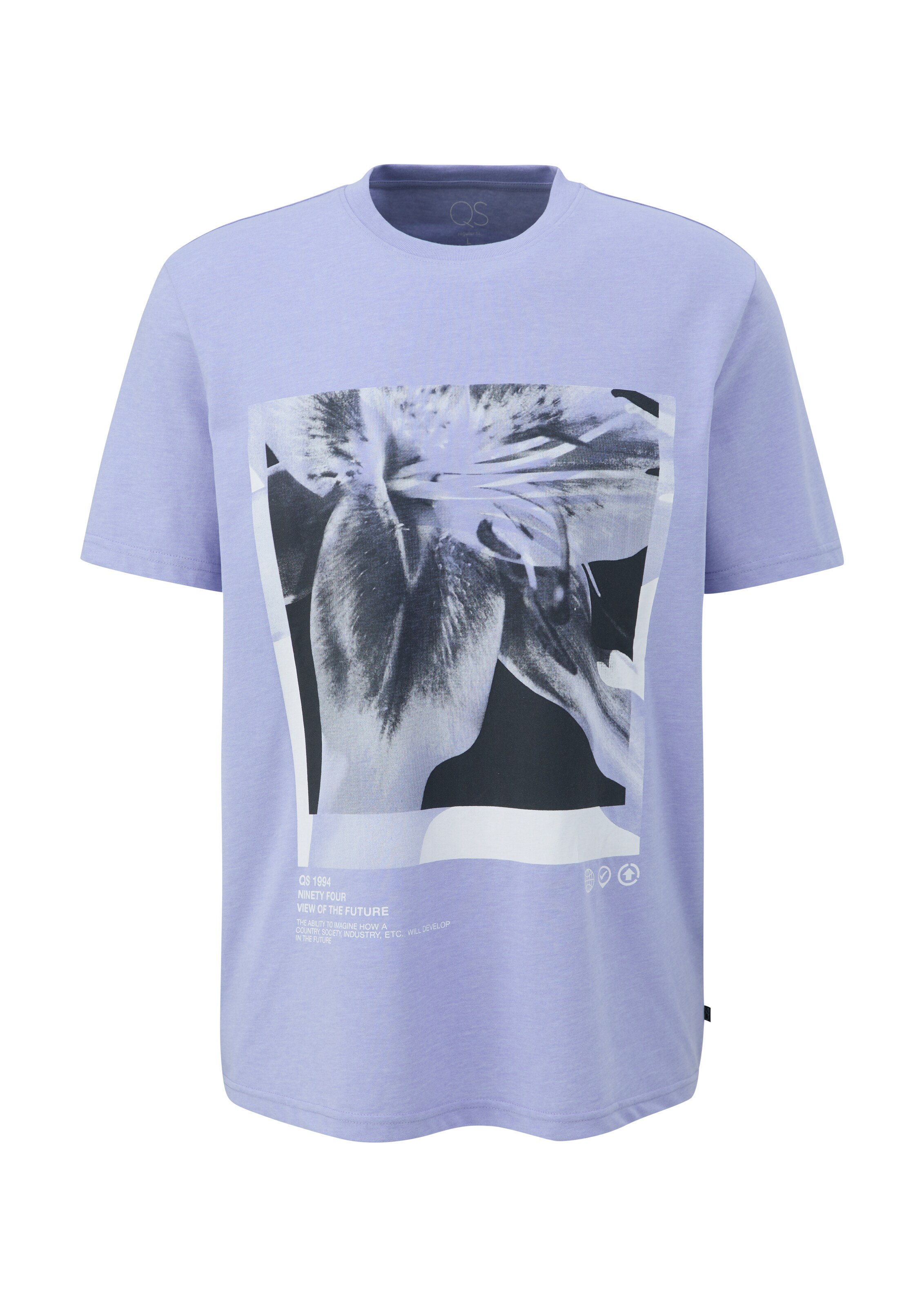 QS T-Shirt in Lila: Vorderseite