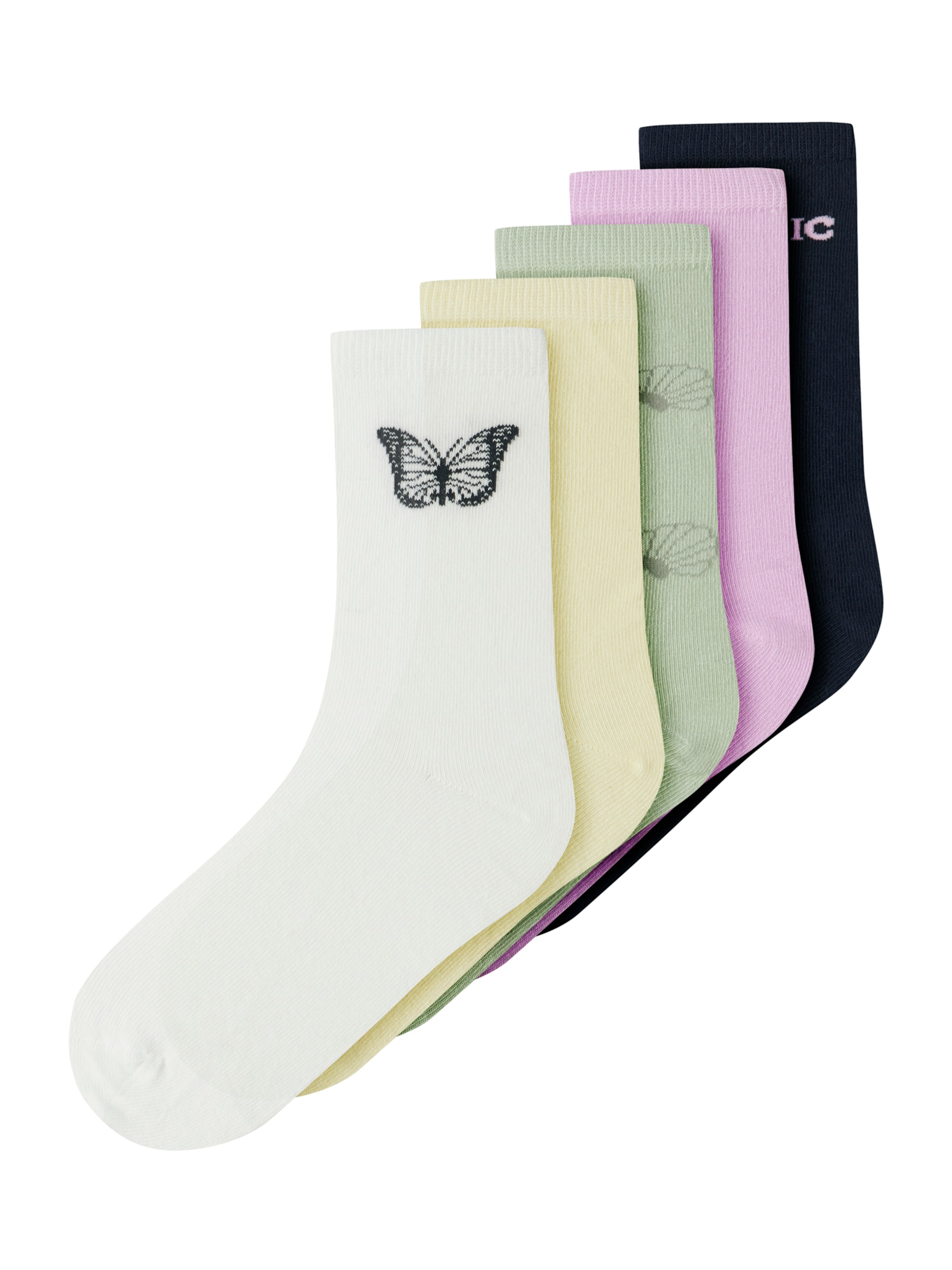 NAME IT Къси чорапи 'NKFVILDE' в жълто: отпред