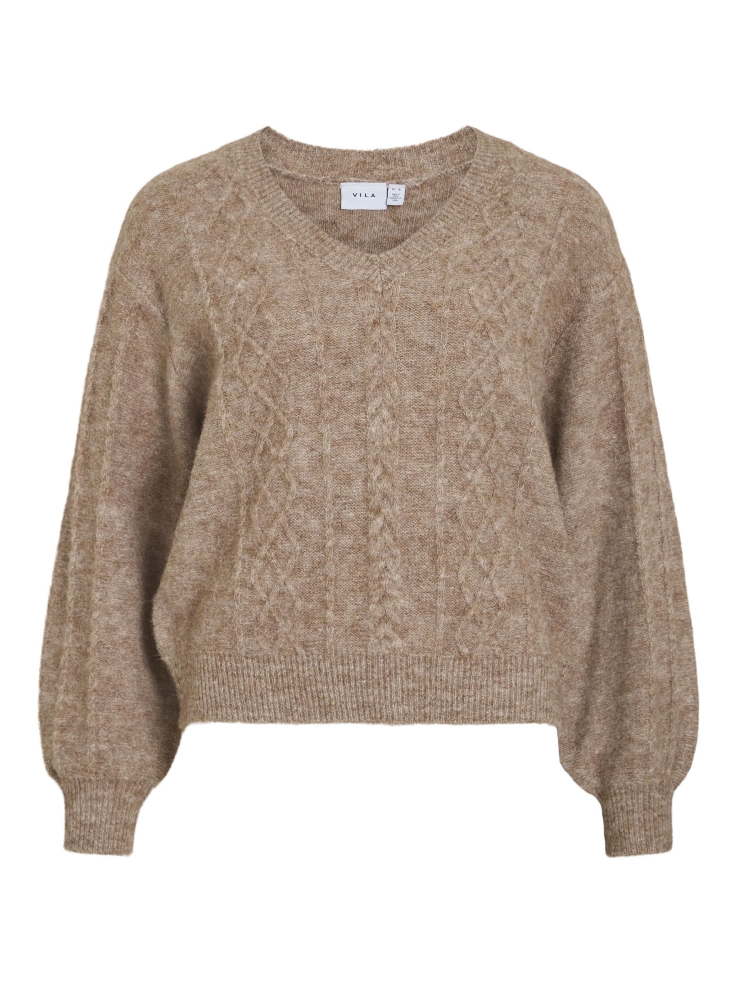 VILA Pullover i beige: forside