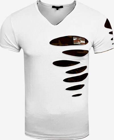 Rusty Neal Shirt in de kleur Wit, Productweergave