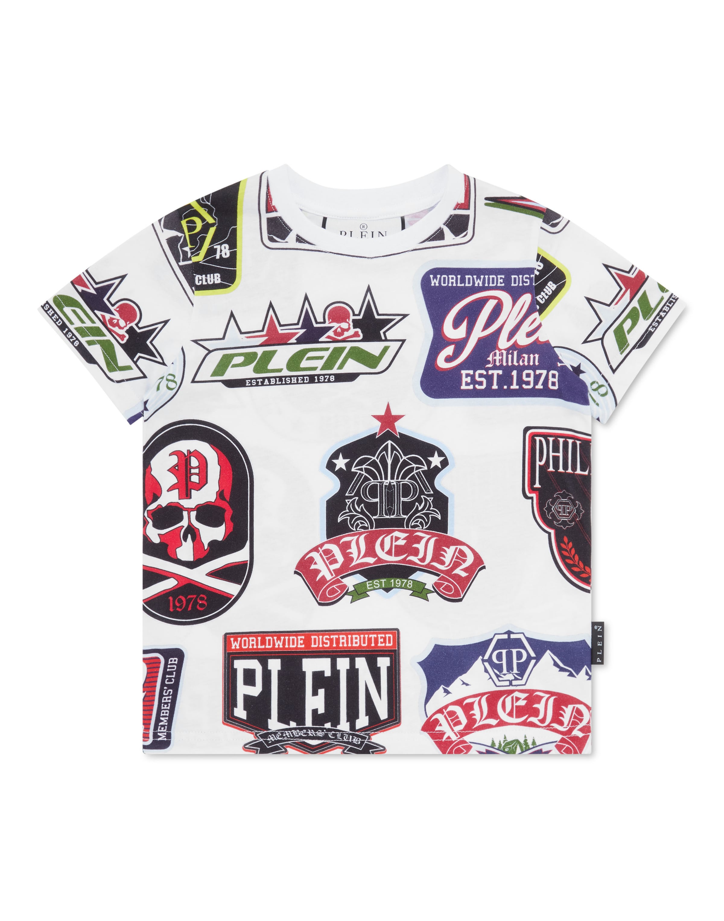 Philipp Plein - Camiseta en blanco: frente
