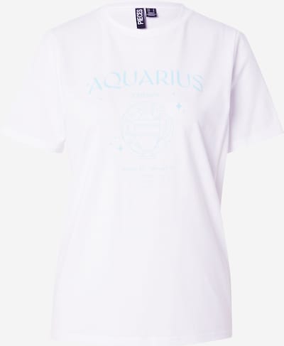 Tricou 'FAST' PIECES pe albastru aqua / alb, Vizualizare produs