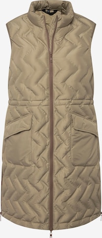 Ulla Popken Vest in Beige: front