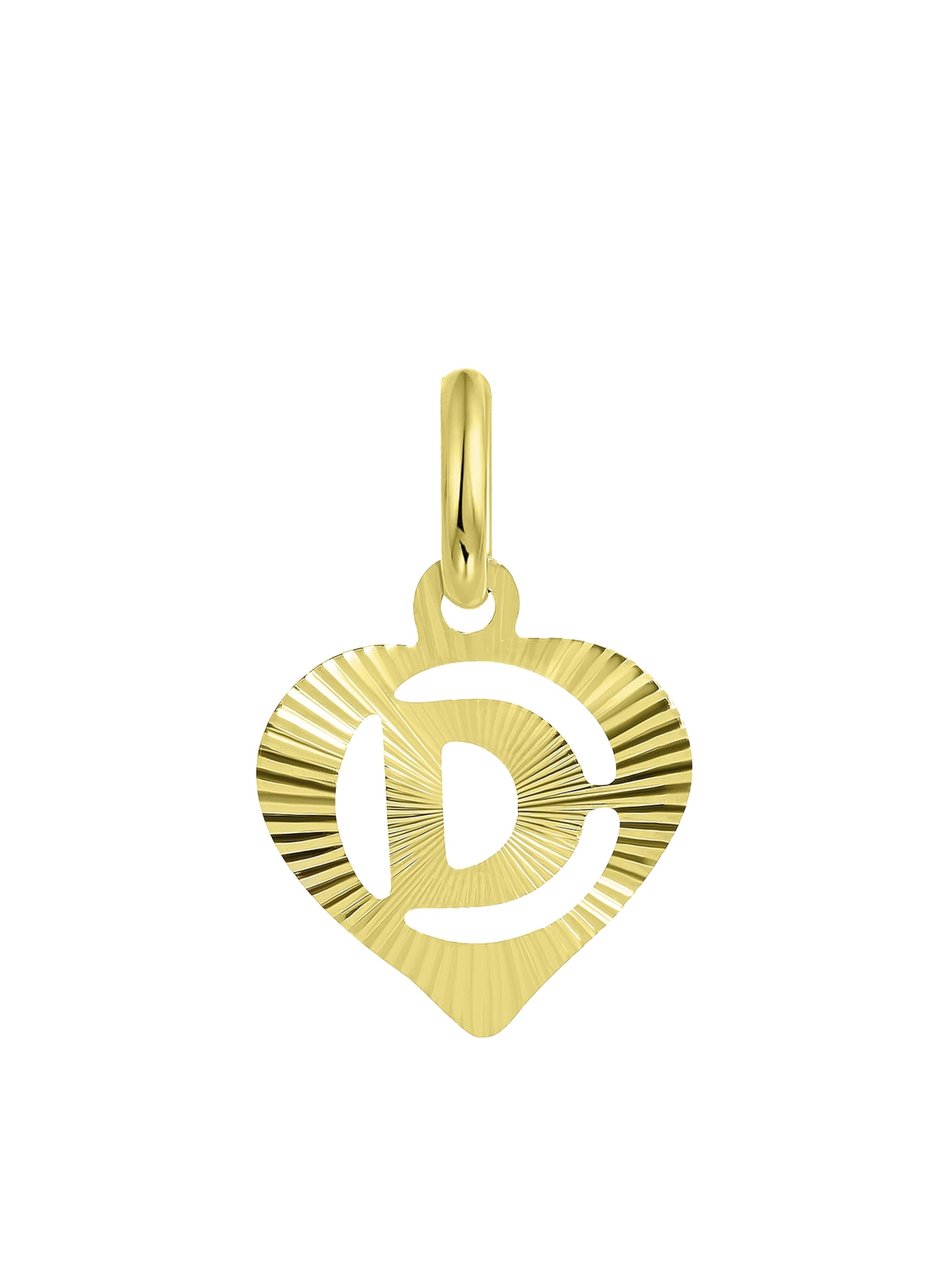 Lucardi Hangers 'Buchstabe' in de kleur Goud, Productweergave