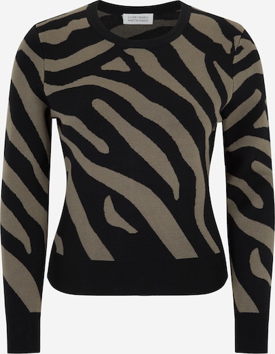 Guido Maria Kretschmer Women Pulover 'Liddy' u sivkasto bež / crna, Pregled proizvoda