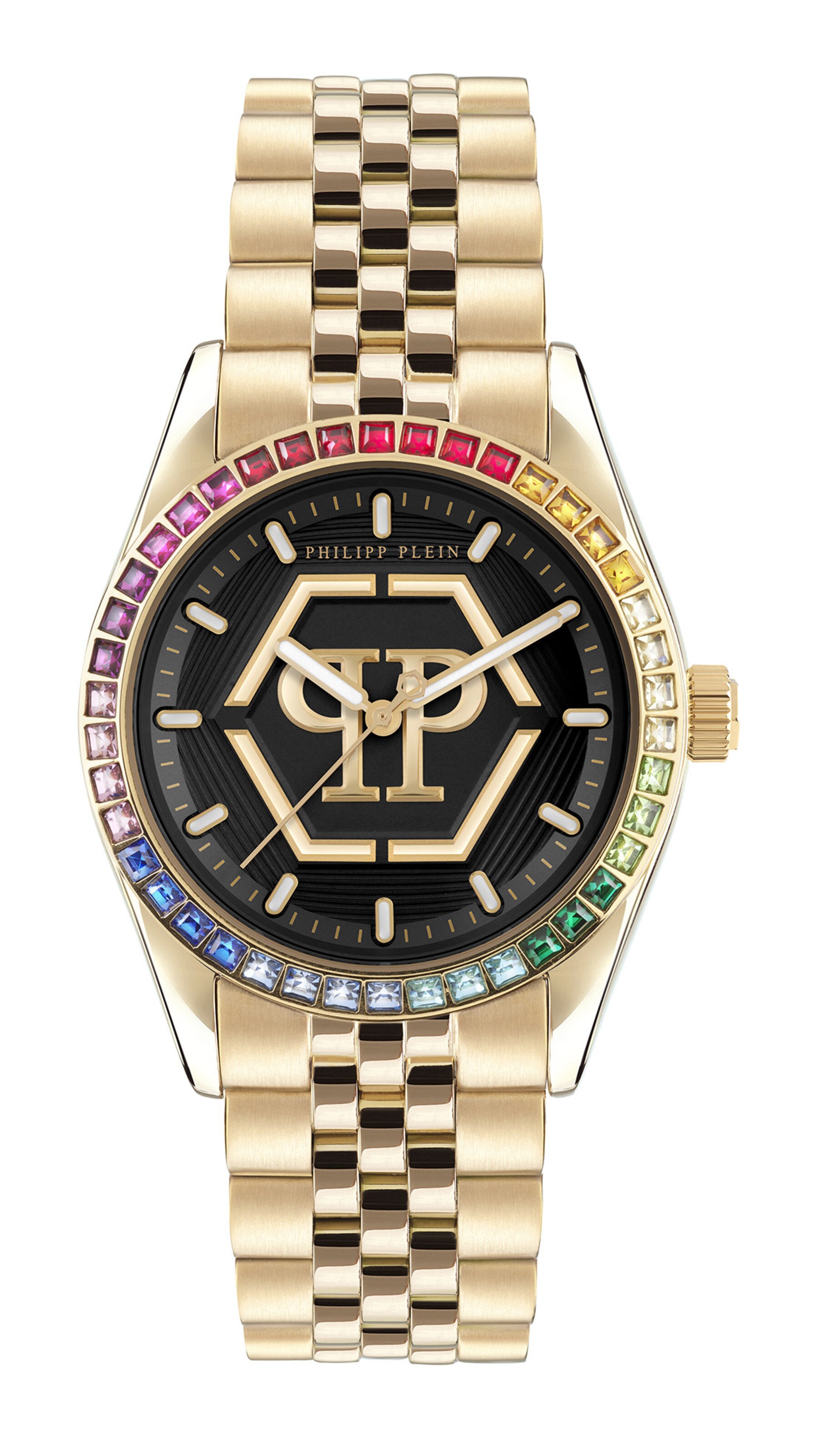 Philipp Plein Analog Watch in Gold: front