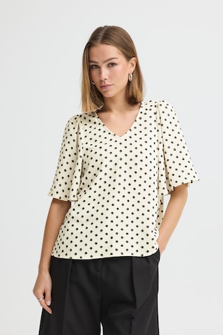 ICHI Bluse 'ZABBY' in Weiß: Vorderseite