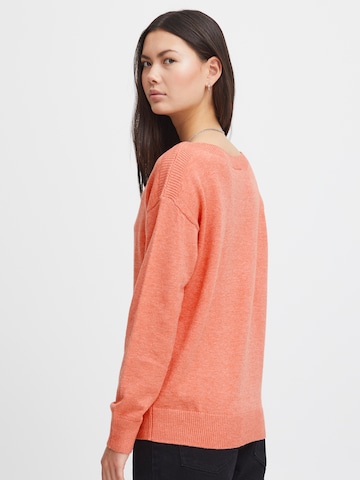 Pullover 'SELLA' di ICHI in arancione