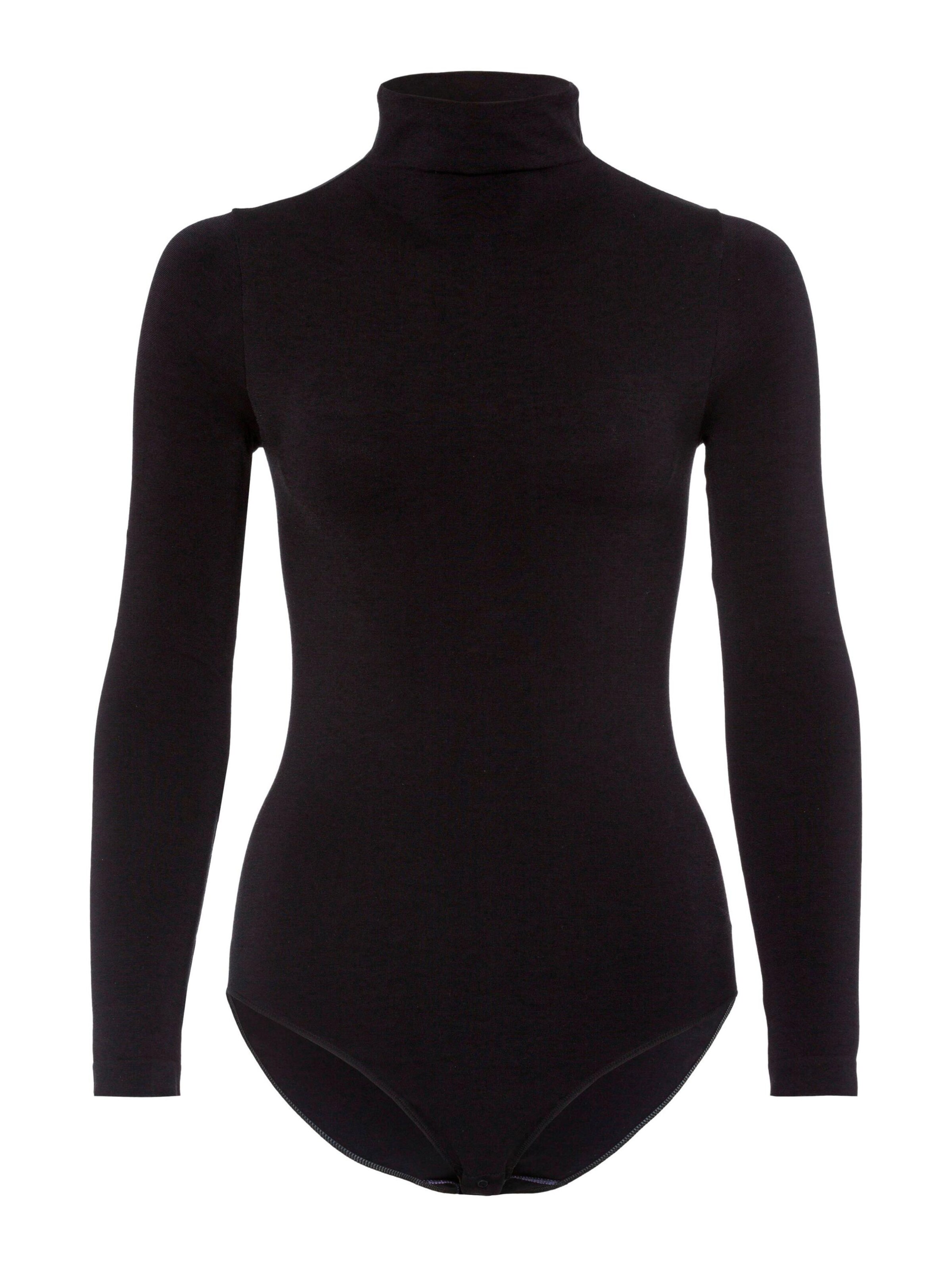 FALKE Body 'Rich Cotton'‌‌ in Schwarz: Vorderseite