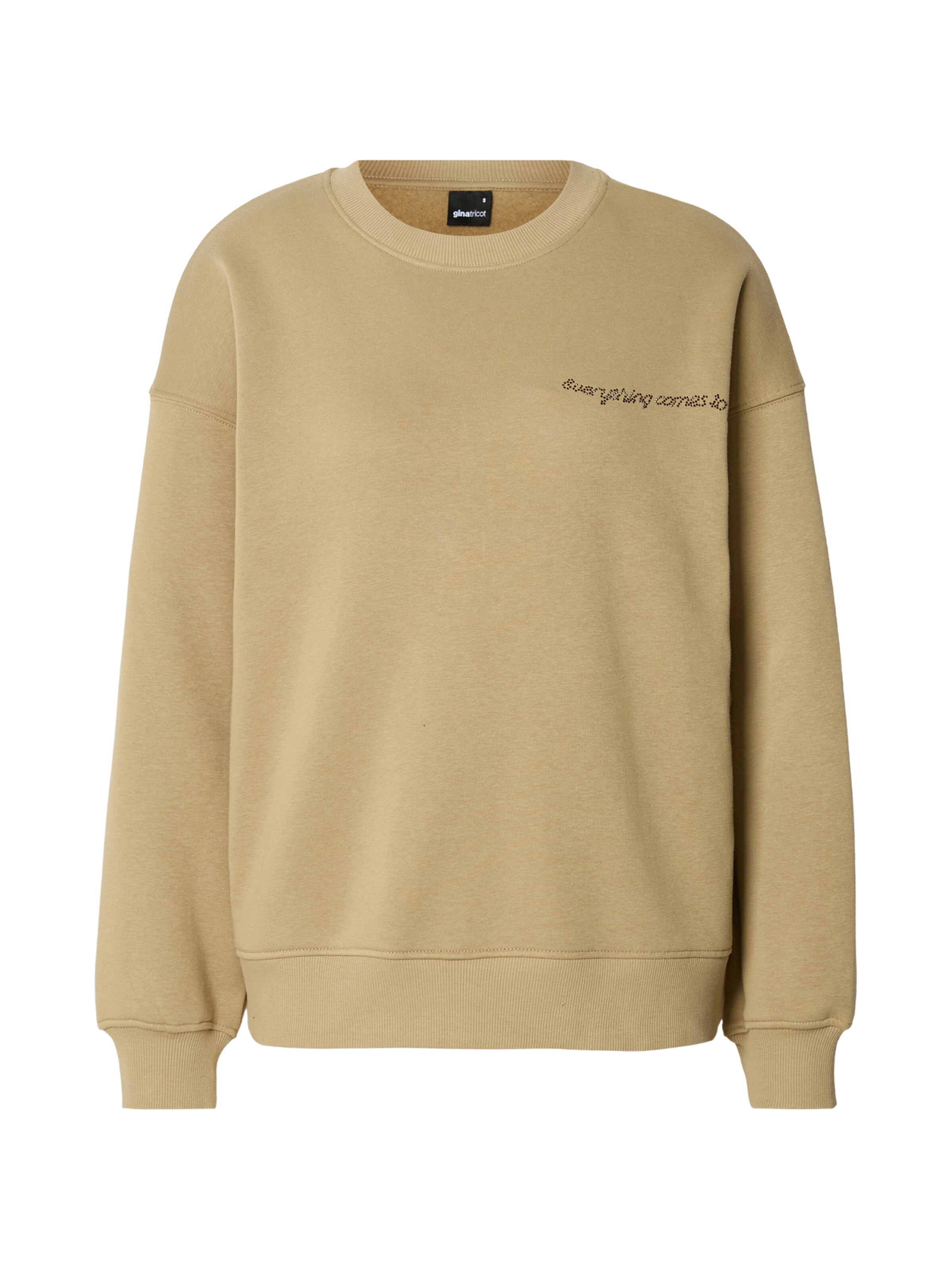 Gina Tricot Sweatshirt in Green: front