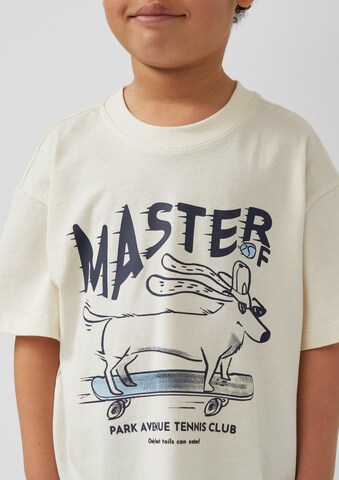 T-Shirt s.Oliver en beige : devant