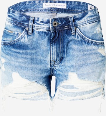 Pepe Jeans Shorts 'THRASHER' in Blau: predná strana