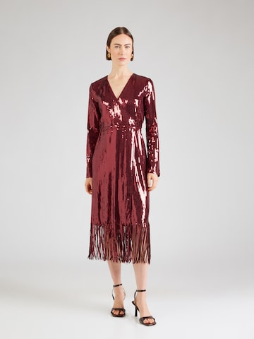 YAS - Vestido de noche 'YASTIO' en rojo: frente