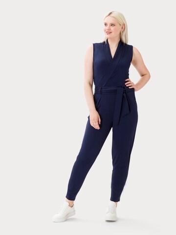 Les Lunes Jumpsuit 'Stella' in Blauw: voorkant