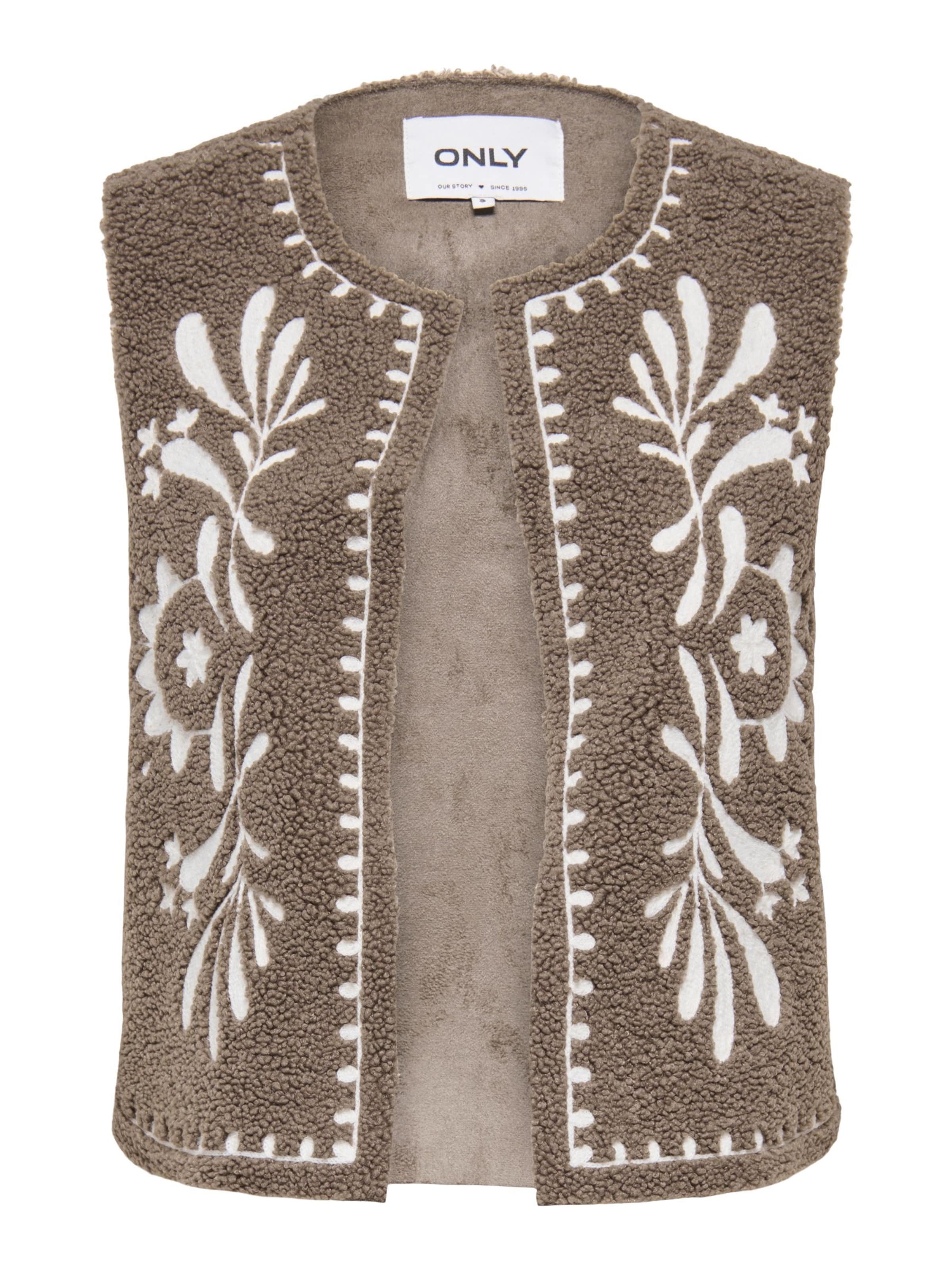 ONLY Bodywarmer in Bruin: voorkant