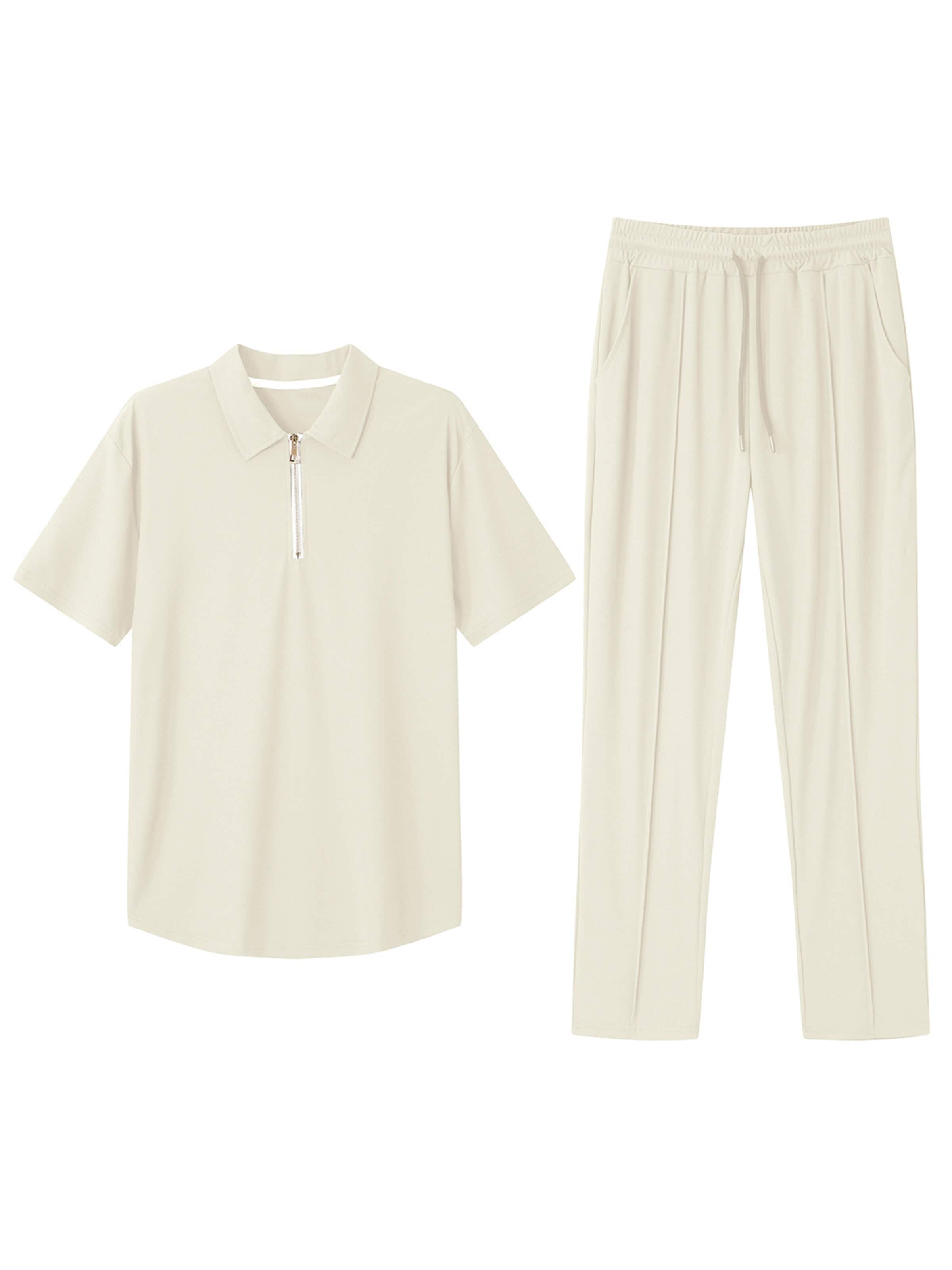 YOUTHUP Sports Suit 'Freizu' in Beige: front