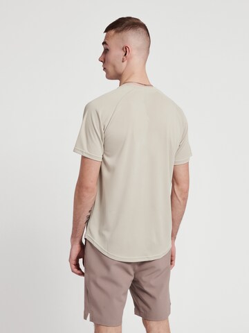 Hummel - Camisa funcionais 'Topaz' em bege