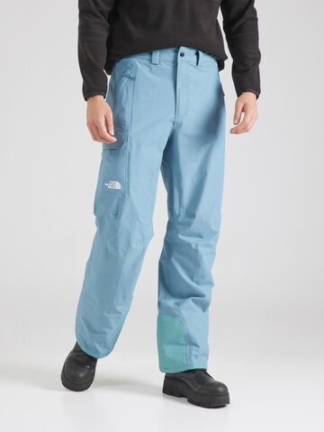 Regular Pantalon outdoor 'FREEDOM' THE NORTH FACE en bleu : devant