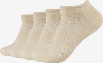 s.Oliver Ankle socks in Beige: front