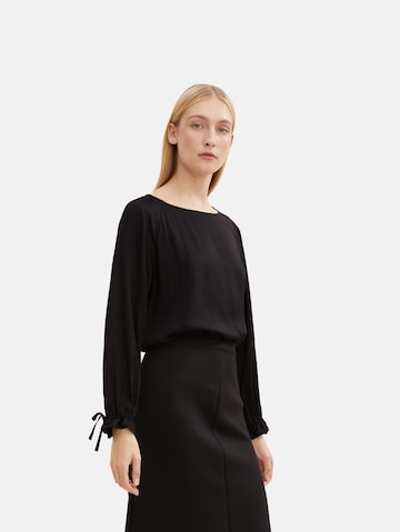 TOM TAILOR Blouse in Zwart