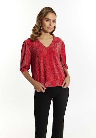 faina Blouse in Rood: voorkant