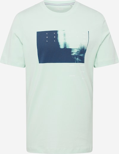 s.Oliver T-Shirt in navy / mint / weiß, Produktansicht