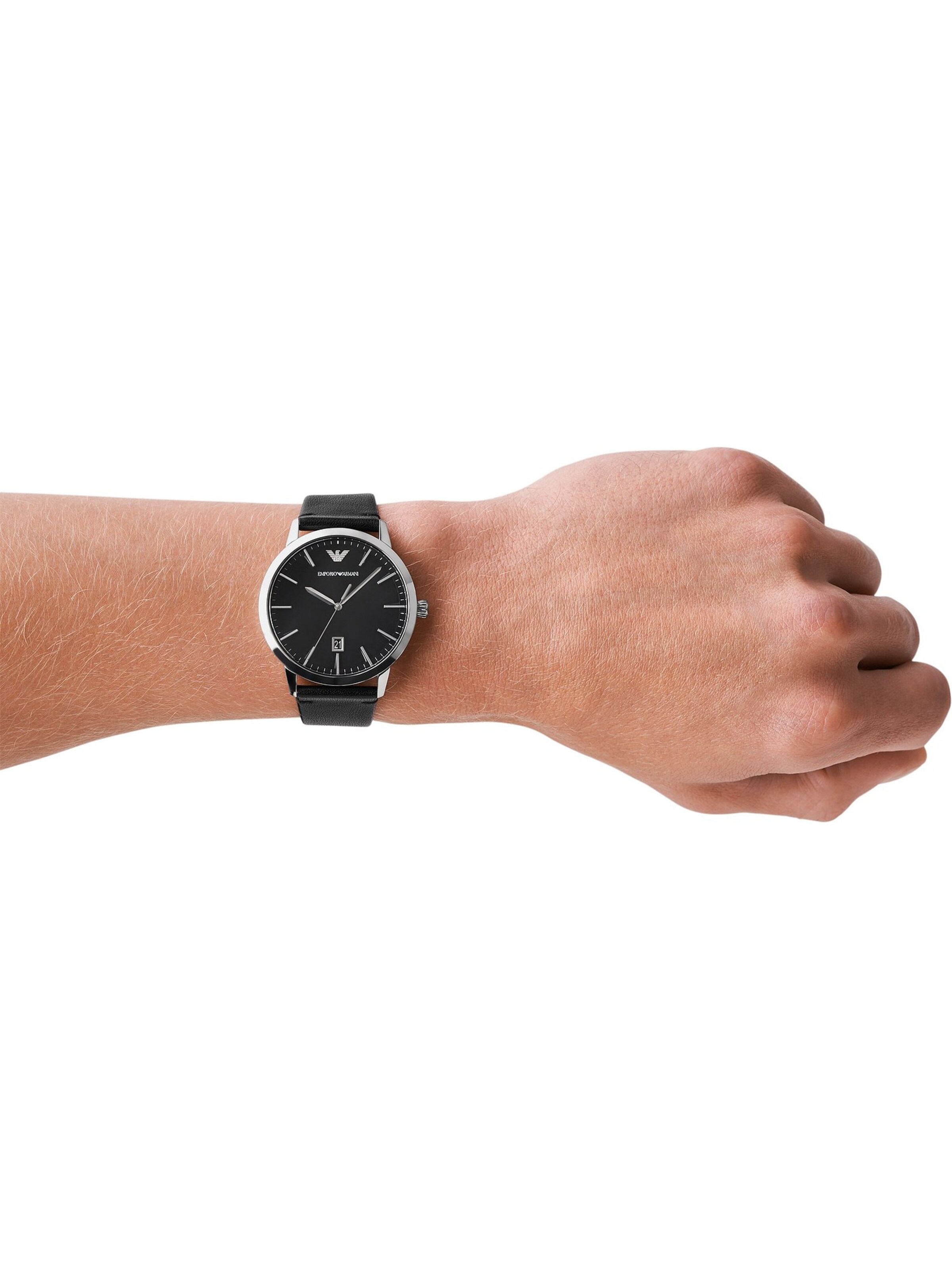 Emporio Armani Analoog horloge in Zwart