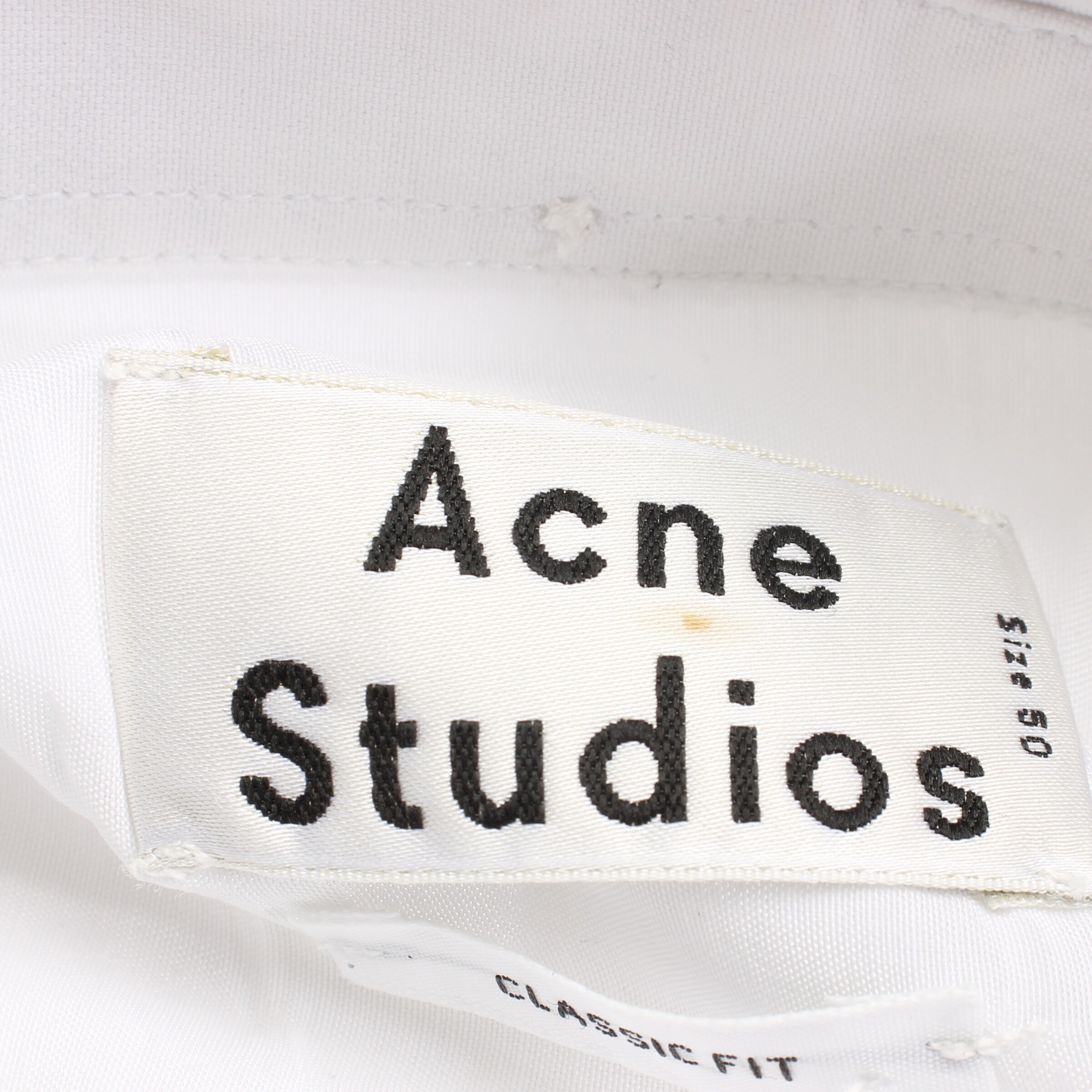 Acne Freizeithemd / Shirt / Polohemd langarm M-L in Weiß