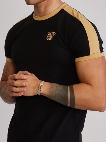 Maglietta di SikSilk in nero