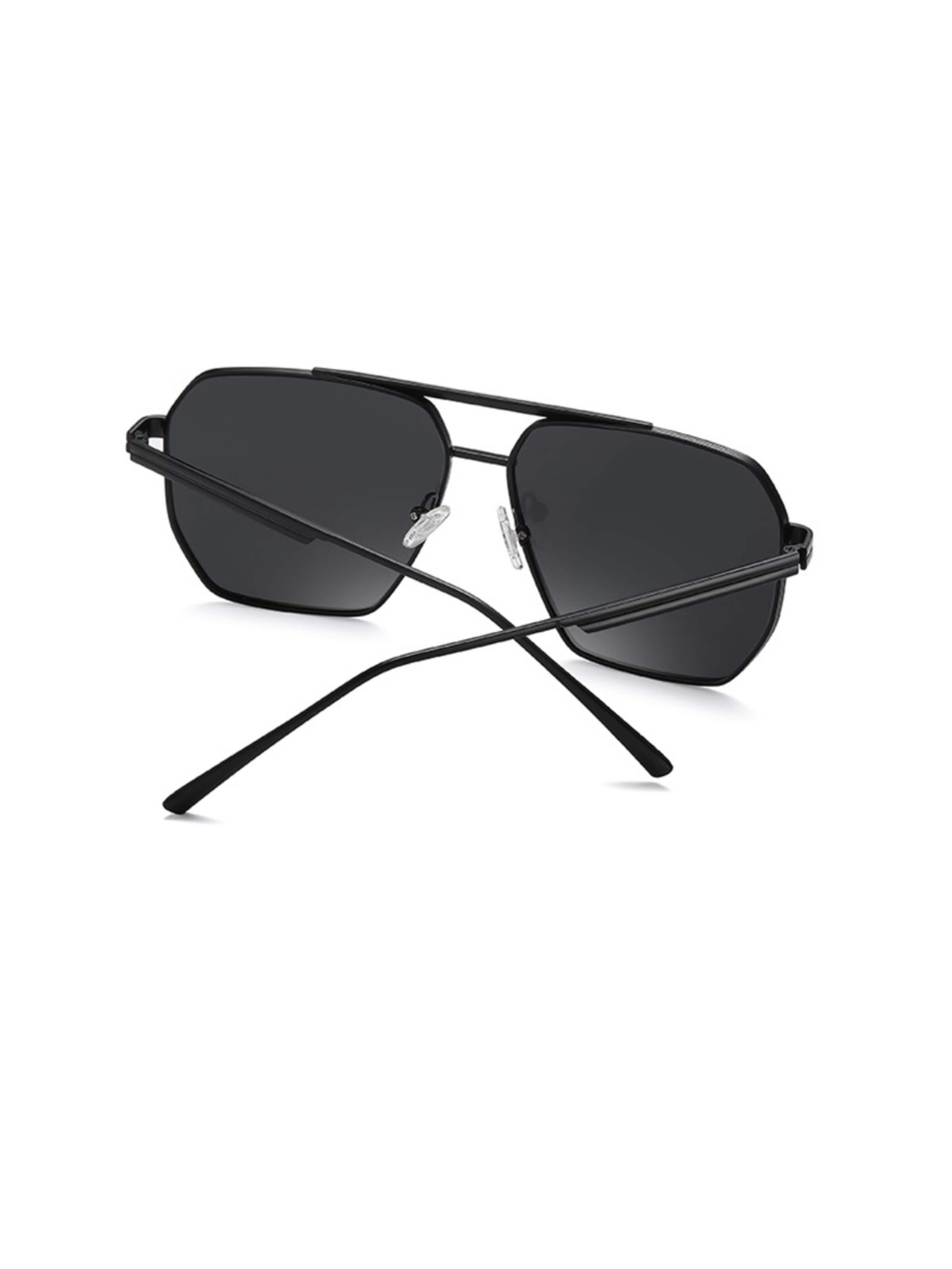 VEYREY Sunglasses 'Pilotenbrille Sonnenbrillen Samni' in Black