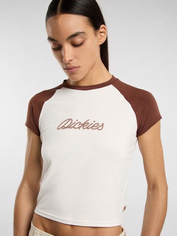 DICKIES Tričko 'DICKIES' – bílá