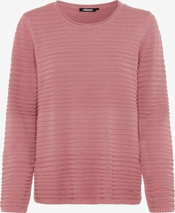 Olsen Pullover 'Henny' in Pink: Vorderseite