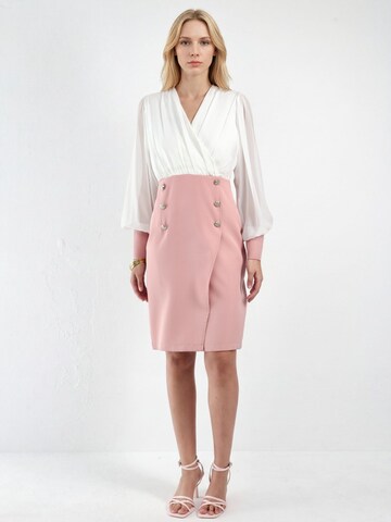 Abito di MSN Collection in rosa: frontale