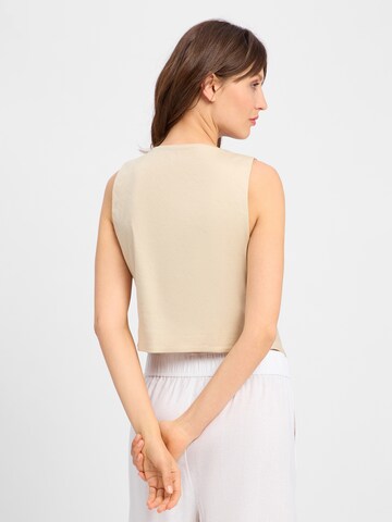 Marie Lund Anzugweste in Beige