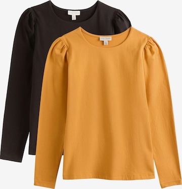 T-shirt love & roses en jaune : devant