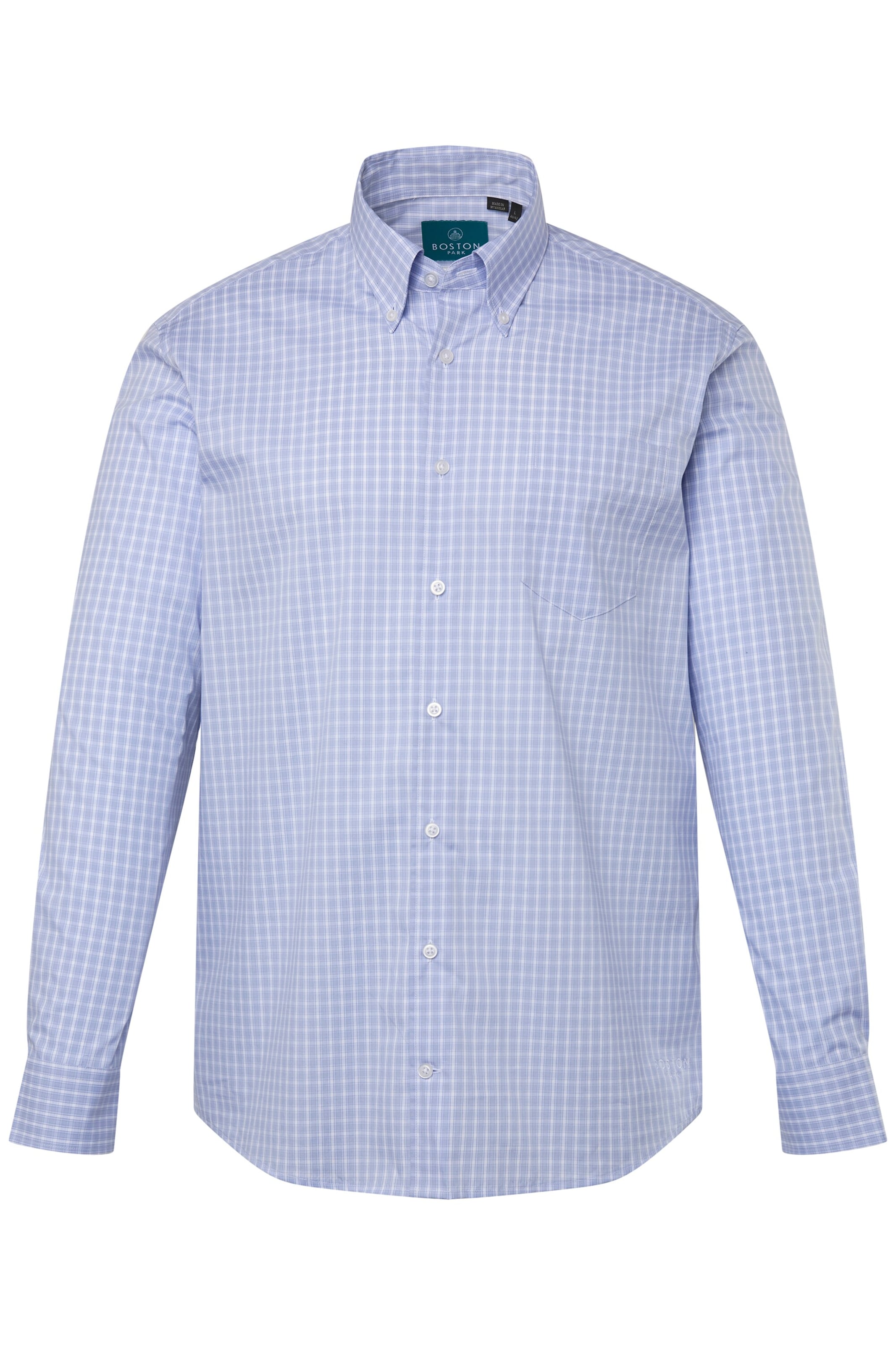 Boston Park Comfort Fit Hemd in Blau: Vorderseite