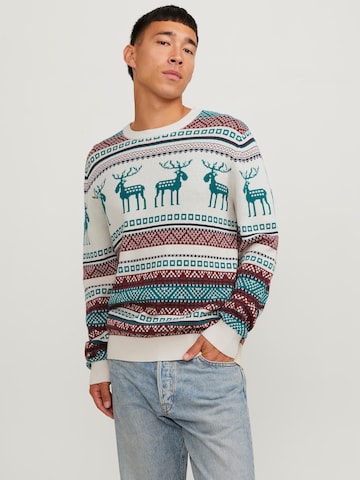 JACK & JONES Sweater 'Snowball' in Mixed colors: front