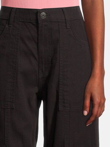 AÉROPOSTALE Ohlapna forma Kargo hlače | črna barva