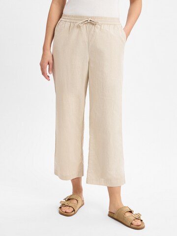Franco Callegari Wide leg Pants in Beige: front