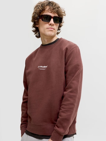 JACK & JONES Sweatshirt 'JJESoho' in Brown