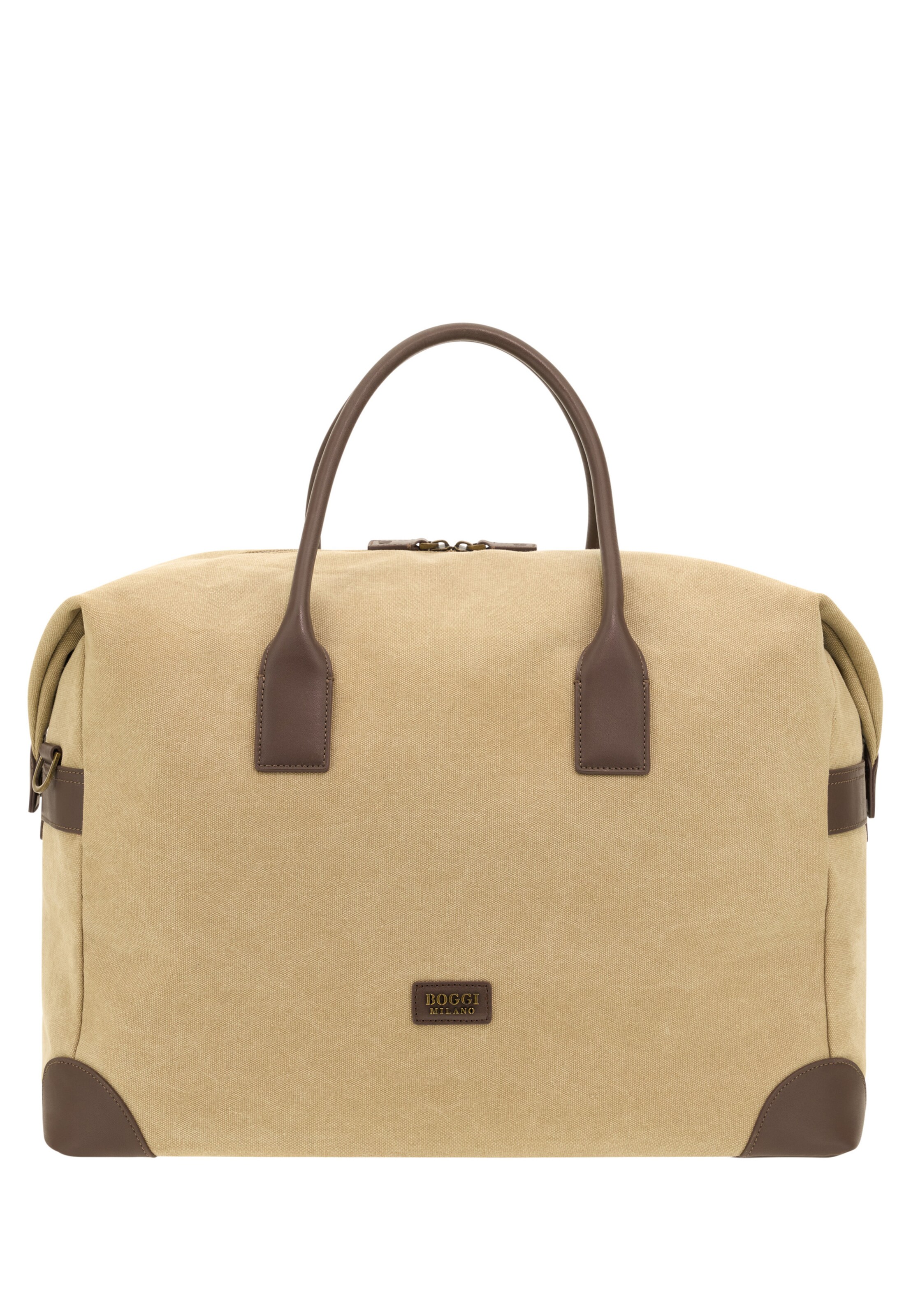 Sac de voyage Boggi Milano en beige : devant